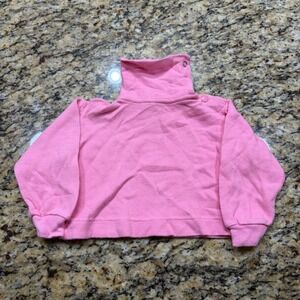 Happy Kids Vintage Pink Turtleneck Sweatshirt Toddler 18M Cotton‎